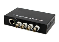 4 پورت BNC مبدل IP به کواکسیال 10 / 100 مگابیت بر ثانیه 1 پورت LAN 1.5 کیلومتر