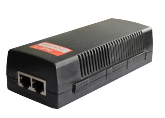 52Vdc 10G Poe Injector سازگار 2.5g / 5g Ethernet 802.3af/At
