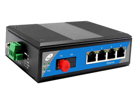 سوئیچ FCC فیبر POE 4/8/16/24 پورت سوئیچ شبکه با VLAN و IPC 250m
