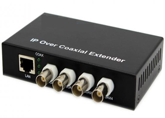 10/100Mbps IP Extender Over Coaxial 2km 1 Ethernet و 4 پورت BNC از طریق کابل کواکسیال