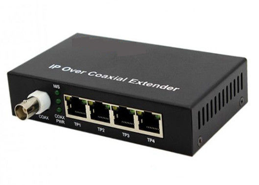 10/100Mbps IP بیش از کشنده کواکسیال 2KM با 1 BNC و 4 پورت اترنت