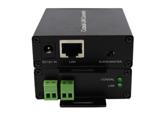 تبدیل کننده کواکسیال-LAN IP بیش از کشنده کواکسیال IP بیش از 2 سیم کشنده جفت کواکسیال / پیچیده برای دوربین IP