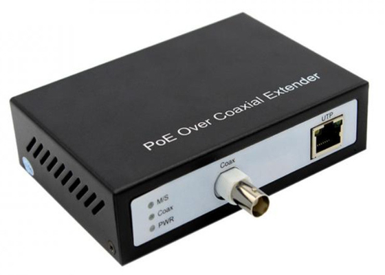 10/100Mbps POE از طریق تبدیل کواکسی، اترنات از طریق کشنده کواکسی 300m برای دوربین IP