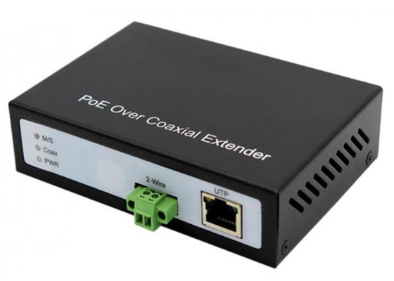 10/100Mbps IP بیش از Coax Extender POE IP RJ45 Lan بیش از 2 سیم Twisted-Pair Extender 300m برای دوربین های IP