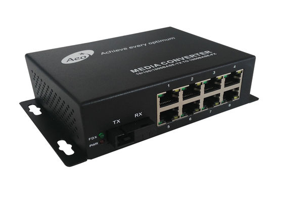 1310 / 1550nm مبدل رسانه تجاری ، مبدل فیبر به RJ45