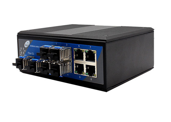 سوئیچ فیبر اترنت 10 پورت با 6 SFP و 4 پورت اترنت