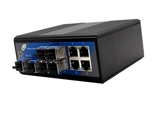 سوئیچ POE تغذیه شده IPC Extender 250m 10 Port 48V DC