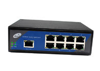 FCC 8 Port Industrial POE Switch 1 100M Uplink 8 10 / 100M Port Ethernet
