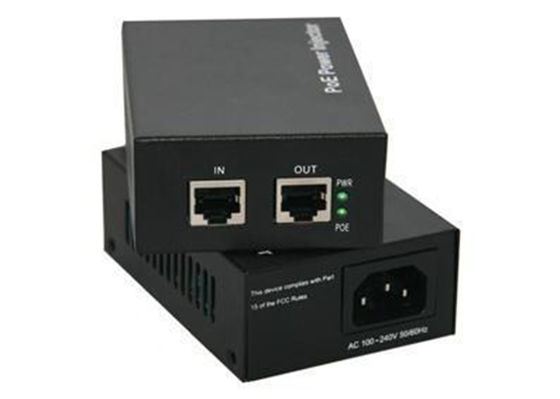 انژکتور POE 52V RJ45 Gigabit ، انژکتور End Span Midspan POE