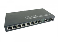 تبدیل رسانه ای 8POE+1RJ45+1Fiber Ethernet Full Gigabit 10/100/1000Mbps