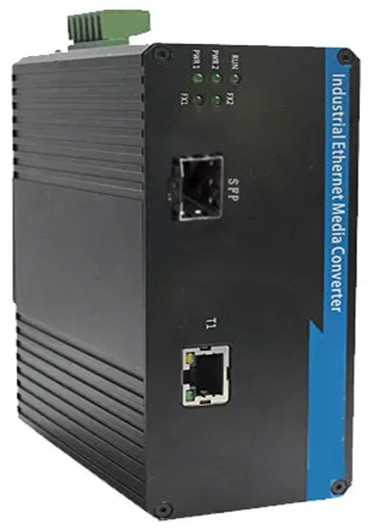 سوئیچ فیبر صنعتی SFP 1 پورت 100BASE SFP + 1 پورت 10 / 100BASE-T