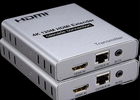 گیرنده فرستنده 120M HDMI فیبر Extender بیش از Cat 5e / 6 Cat5 Cat6