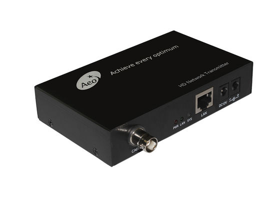 95 مگابیت بر ثانیه Coax To IP Converter 1 10 / 100Mbps POE Ethernet 1 BNC Port