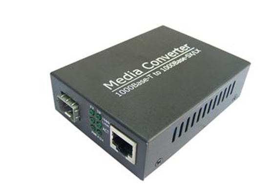 100km 10 100 1000M Media Converter One SFP One Port Ethernet
